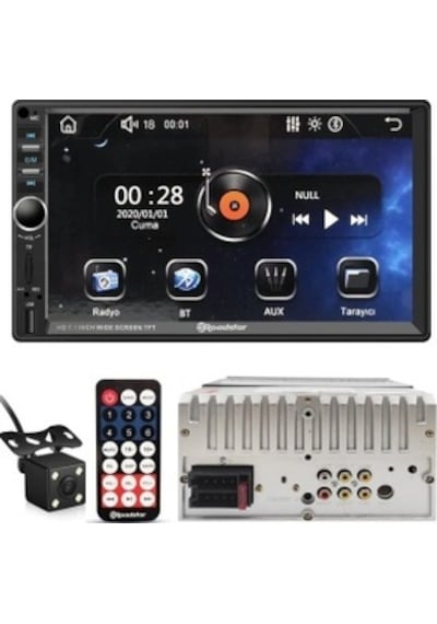 Roadstar Rd7100 7" Bluetooth Lu Double Din Teyp