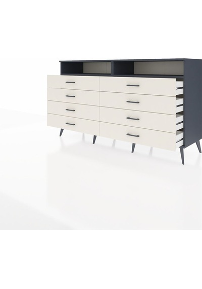 Hyperion Konsol 2 Raflı 8 Çekmeceli 176x44x99 Antrasit-antrasit/ Antrasit-antrasit/aytaşı Hyperion Konsol 2 Raflı 8 Çekmeceli 176x44x99 Antrasit-antrasit/ Antrasit-antrasit/aytaşı