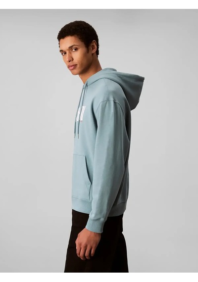 Calvin Klein Ls Eu 350terry Ck Yeşil Erkek Kapüşonlu Sweatshirt