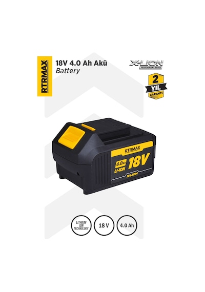 RTRMAX RTX1804 X-Lion Akü Yedek Batarya 4.0 Ah