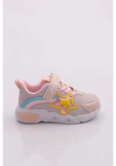 Marco Kids 03-26y315 Çocuk Patik Işıklı Spor Ayakkabı Pembe