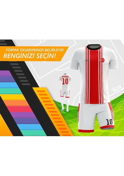 Acr Giyim Kişiye Özel Futbol Forması - Dizayn : Sütun
