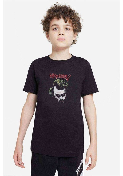 Tshirthane Why So Serıous Baskılı Unisex Çocuk Siyah T-Shirt (528302351)