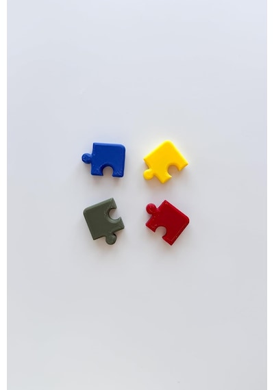 4'lü Puzzle Buzdolabı Magneti Diğer