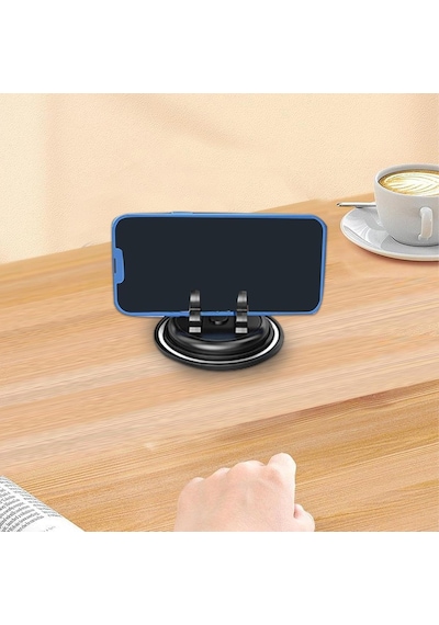 Telefon Standı Ve Telefon Tutucusu Vakumlu 360 Derece Dönebilir Son Derece Sağlam Tutan Araç Tutucu Telefon Standı Std-03 2 Mixed