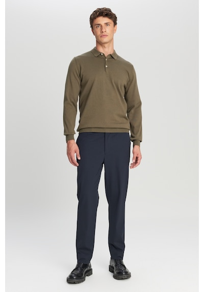 Altınyıldız Classıcs Erkek Hakı Pamuklu Standart Fit Normal Kesim Polo Yaka Triko Kazak Haki Altınyıldız Classıcs Erkek Hakı Pamuklu Standart Fit Normal Kesim Polo Yaka Triko Kazak Haki