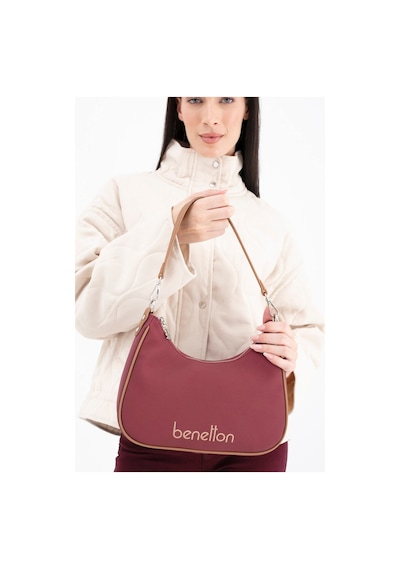 Benetton Kadın Kol Çantası Bnt1690 Bordo Camel