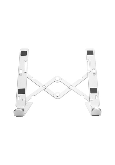 Alüminyum Manyetik Katlanabilir Ayarlı Dizüstü Laptop Standı, Beyaz