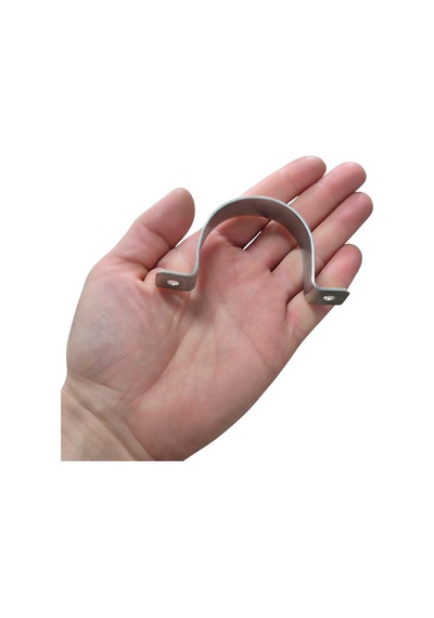 No:10 Çiftli Sac Kablo Kroşe 50mm Demir Köprü Metal Boru Tutma Bağlama Kelepçesi -5adet