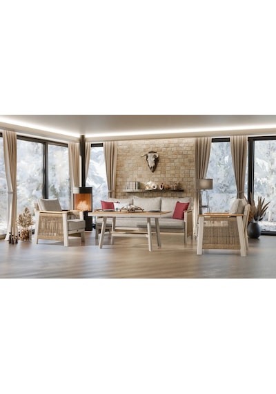 Melody Bahçe & Balkon Oturma Grubu Krem Melody Bahçe & Balkon Oturma Grubu Krem