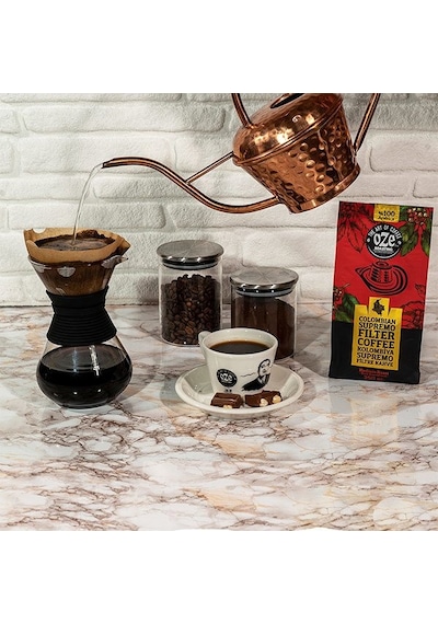 Oze Colombian Supremo Filtre Kahve 250 G Makine Kağıt Filtre - Metal Filtre
