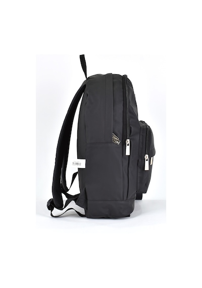Sisley Okul Sırt Çantası Unisex Çok Gözlü Günlük Seyahat Sırt Çantası Siyah 12913