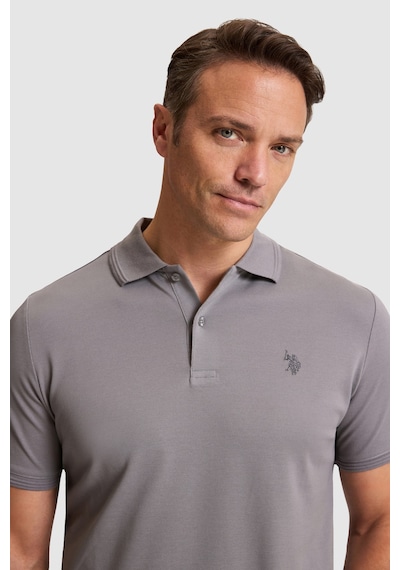 U.s. Polo Assn. Erkek Gri Tişört Basic 50324938-vr024
