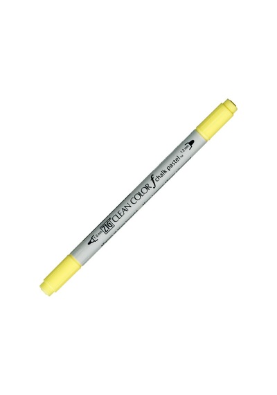 Zig Clean Color F Chalk Pastel Tcs-6500 050 Yellow