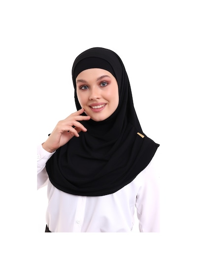 Yetişkin Pratik Eşarp Siyah Renk