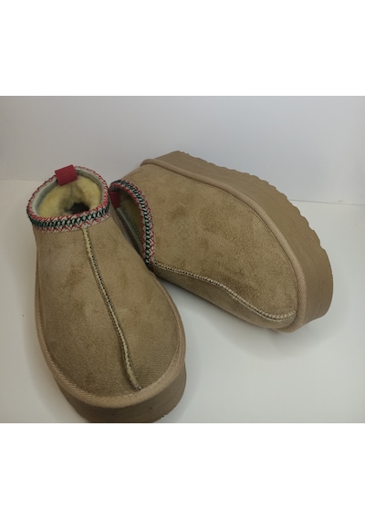 Huzurlu Adımlar Tazz Ugg Ayakkabı Vizon