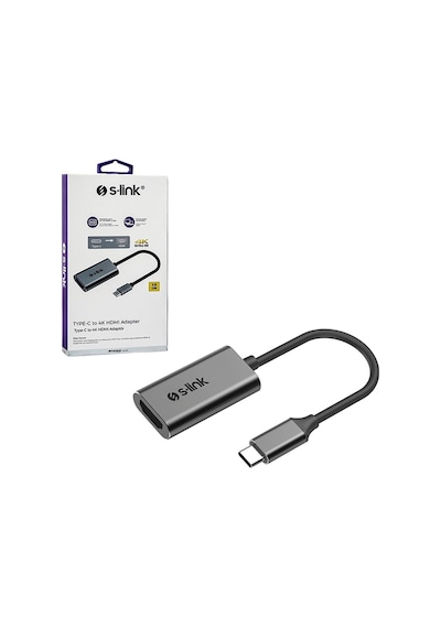 Çevirici Adaptör Type-C To Hdmı 4K S-Link Sw-U512 (548055052)