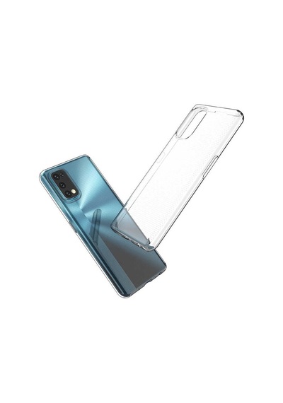Rba Aksesuar Realme 7 Pro Kılıf Rba Süper Silikon Kapak - Renksiz Çok Renkli
