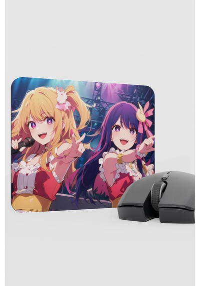 Oshi No Ko Anime V5 - 22x18 Gaming Kauçuk Kaymaz Taban Mouse Pad Fare Altlığı