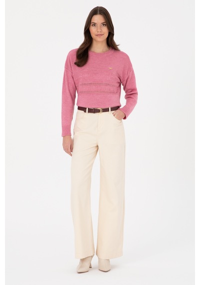 U.s. Polo Assn. Kadın Koyu Pembe Kazak /triko 50309672-vr167