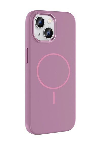 Apple Uyumlu iPhone 15 Kılıf M-safe Şarj Özellikli Metal Kamera Çerçeveli Zore Edi Silikon Kapak