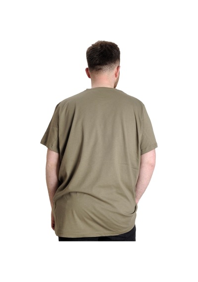 Mode Xl Büyük Beden Erkek T-Shirt Muhammed Alı 23160 Haki 001
