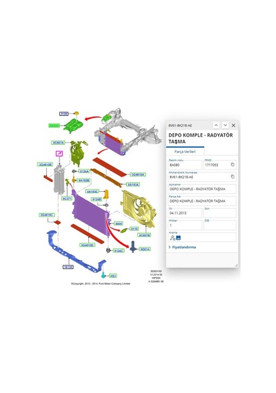 Radyatör Yedek Su Depo Connect 1.8tdcı 02 8t16 8k218 Ab
