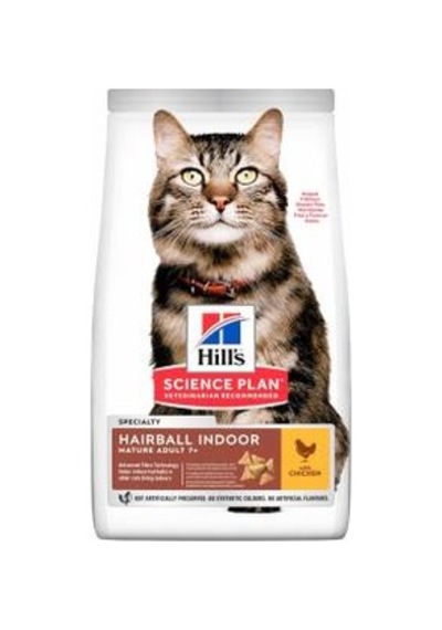Hill's Science Plan Hairball Tüy Yumağı İçin Tavuklu Yaşlı Kedi Maması 1500 G