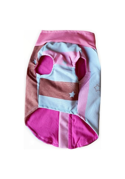 Kemique Pink Stars Su itici Kedi Yağmurluğu