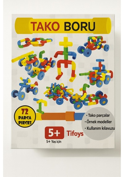 Tako Boru Yapı Oyunu Eğitici Yaratıcılık Geliştirici Bağlantı Oyuncak