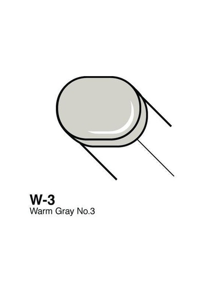 Copic Sketch Marker - W3 - Warm Gray