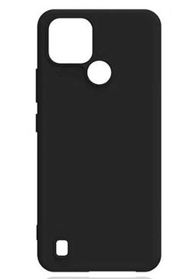 Realme C21 Uyumlu Yumuşak Kılıf Kadife Dokulu Mat