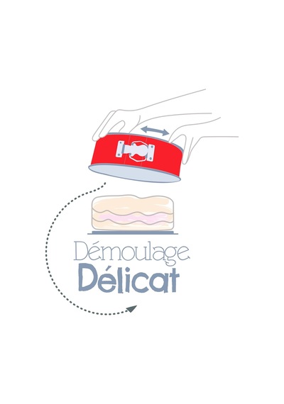 Tr Delibake Savarin Kek Kalıbı - Kırmızı - 28 Cm Genel