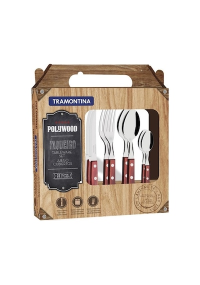 Tramontina Churrasco 21199/905 Çatal. Kaşık. Biftek-Steak Bıçağı