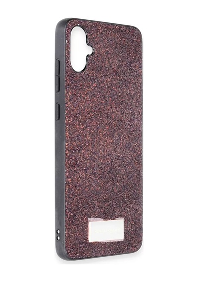 Onegif Samsung Galaxy A05 Uyumlu Bright Simli Kapak - Derin Mor
