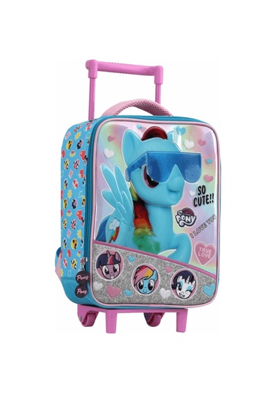 Pony Lisanslı Çek Çekli Ilkokul Çantası Karışık