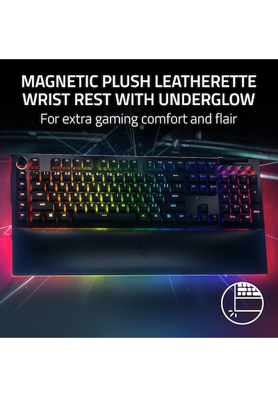 Blackwidow V4 Pro Yeşil Anahtar - Mekanik Oyun Klavyesi Tıklamalı Mekanik Anahtarlar, Komut Kadranı Ve 8 Özel Makro Tuşu, Çok Fonksiyonlu Silindir, Bilek Dayanağı Us Düzeni Siyah Blackwidow V4 Pro Yeşil Anahtar - Mekanik Oyun Klavyesi Tıklamalı Mekanik Anahtarlar, Komut Kadranı Ve 8 Özel Makro Tuşu, Çok Fonksiyonlu Silindir, Bilek Dayanağı Us Düzeni Siyah