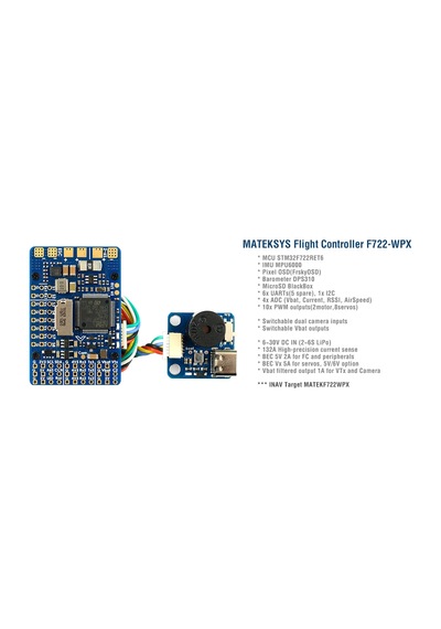 Matek F722-wpx Uçuş Kontrol Kartı Otopilot