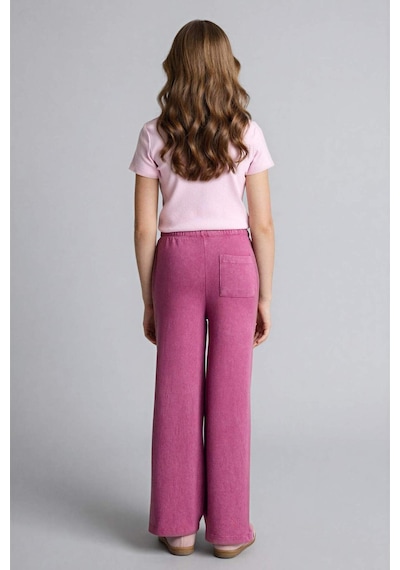 Defacto Wıde Leg Pantolon Kız Çocuk H1094a826smpn10 Pembe-pn10