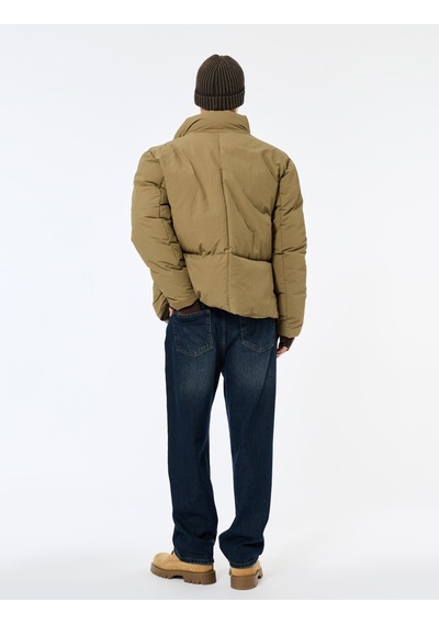 Koton Uzun Kollu Kapaklı Cep Detaylı Fermuarlı Slim Fit Dik Yaka Kışlık Şişme Mont Bej 6wam20125hw Ekru Koton Uzun Kollu Kapaklı Cep Detaylı Fermuarlı Slim Fit Dik Yaka Kışlık Şişme Mont Bej 6wam20125hw Ekru