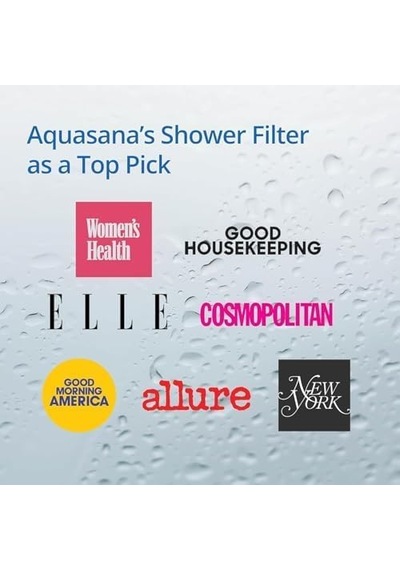 Aquansa Duschfilter Aq4100 Çıkarılabilir Bist% 91 Klor Ve Chloramine
