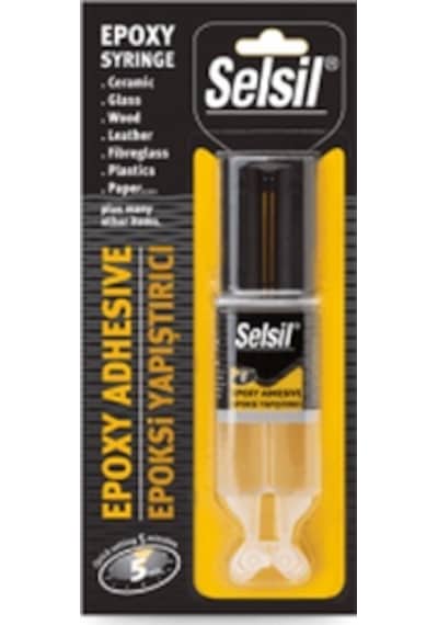 Selsil Epoksi Yapıştırıcı Şırınga 5 Dk 28G