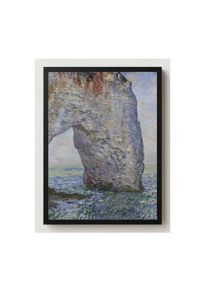 Monet Étretat Yakınlarında Manneporte Çerçevesiz Poster 21x30 Cm A4 Tablo Empresyonist Duvar Dekoru