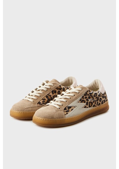 Moaconcept Bayan Ayakkabı Ic009 Leopar Leopar Kahverengi