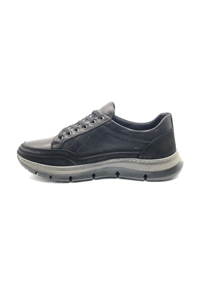 Dropland 9284 Hakiki Deri Erkek Casual Ayakkabı Siyah