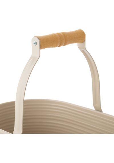 Mudo Home Roma Kulplu Düzenleyici Mat Bej 32x18x26 Cm 1484706