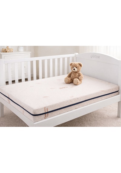 Artex 10cm Süngerli Bebek Çocuk Beşik Yatağı Cotton 70x110 Yıkanabilir Kılıflı Park Yatak Oyun Parkı 70 x 110 CM