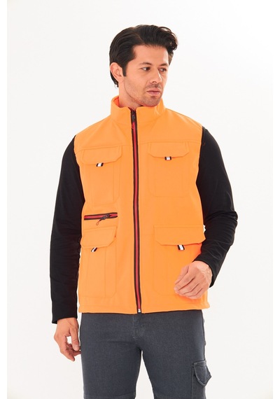 Orange Safety Softshell Turuncu Yelek