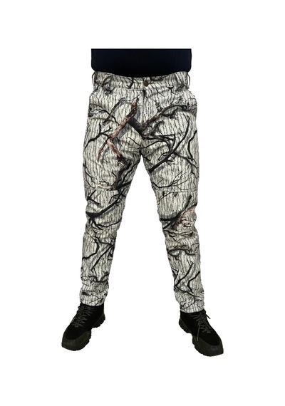 Mysia Outdoor Kar Desen Soft Shell Pantolon Avcı Pantolon İçi Polarlı Çok Renkli