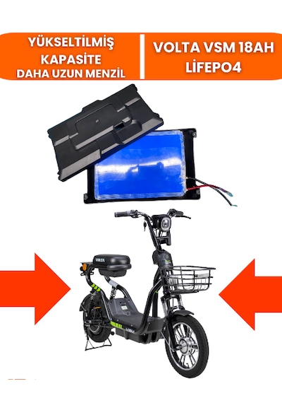 Volta Vsm Batarya 48v/18ah Lifepo4 Batarya